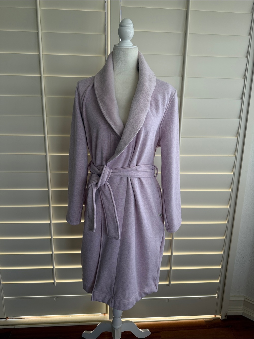 UGG Duffield II Robe with Tie Belt - Women Intimates & Sleepwear S
